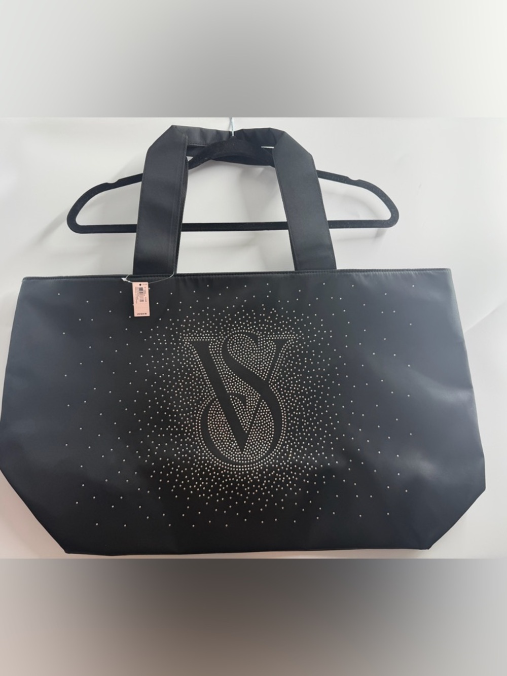 Victoria’s Secret Black Rhinestone VS Tote Bag – New with Tags